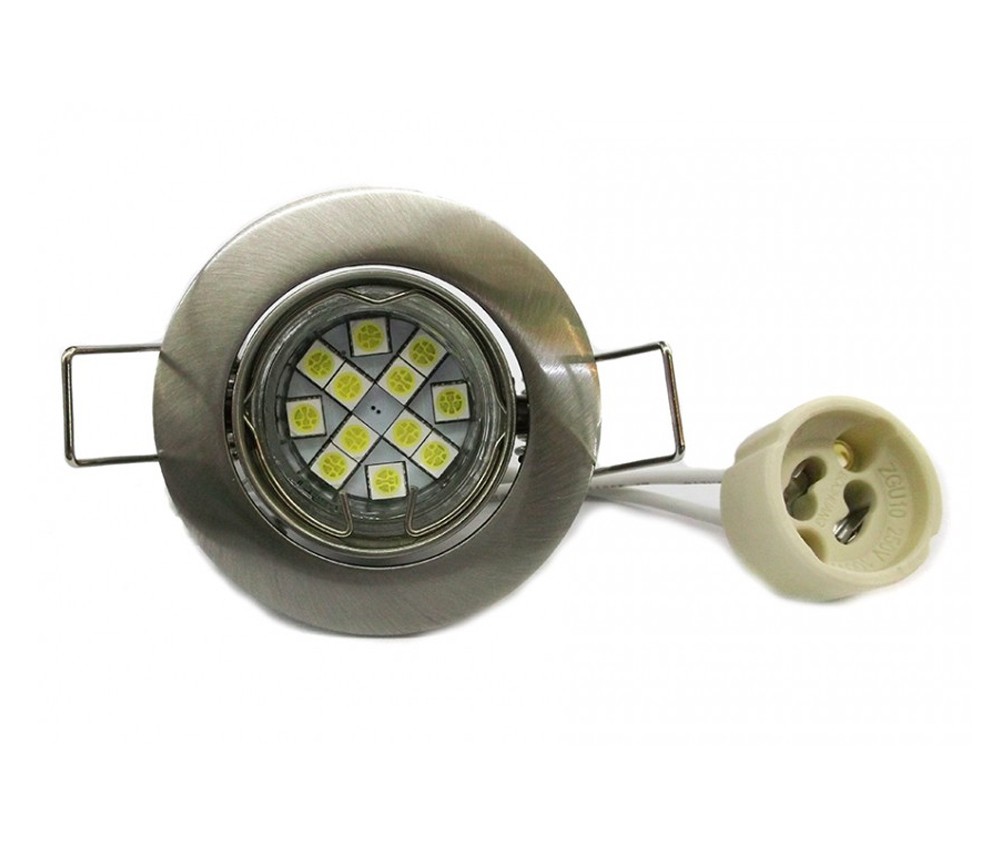 Mini Dicróica 12 LEDs SMD MR11 GU10