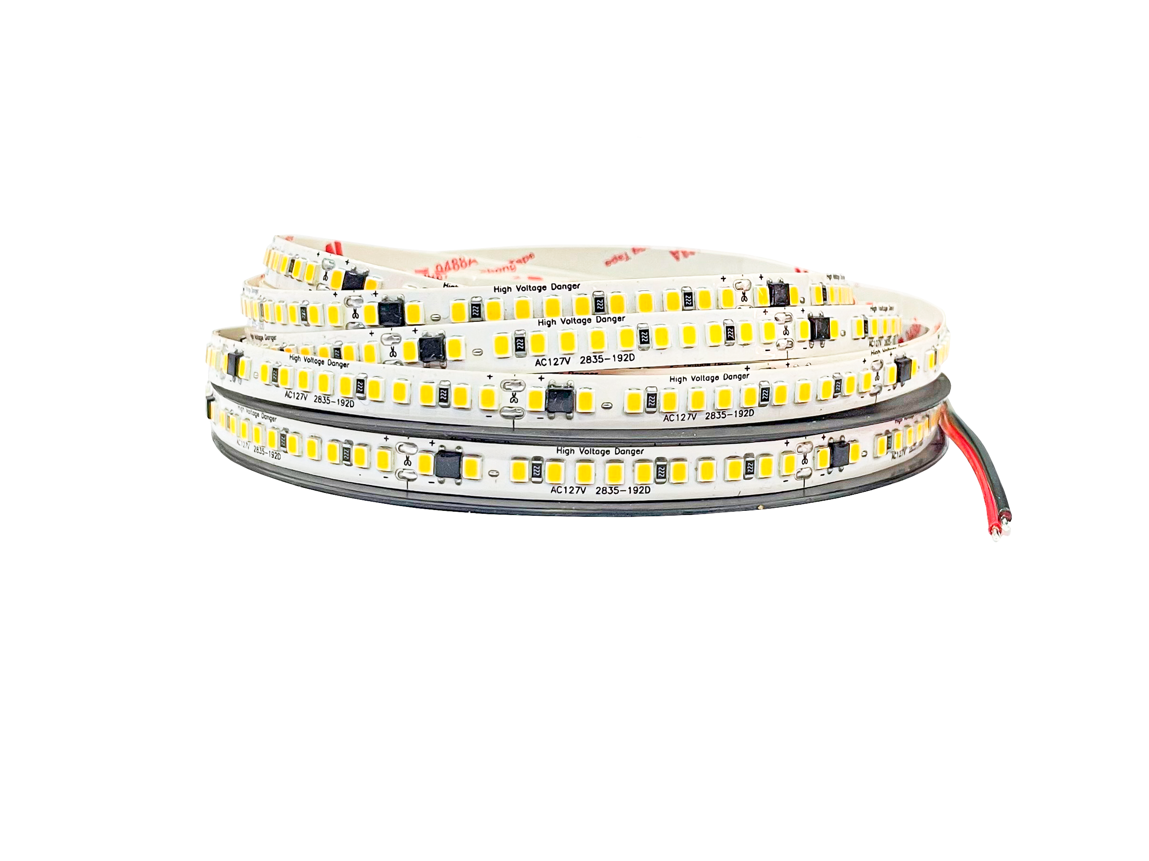 20m Fita LED SMD 192 LEDS/M IP44 6500k 20m 127v 13W 1000 lúmens/m 3597/857