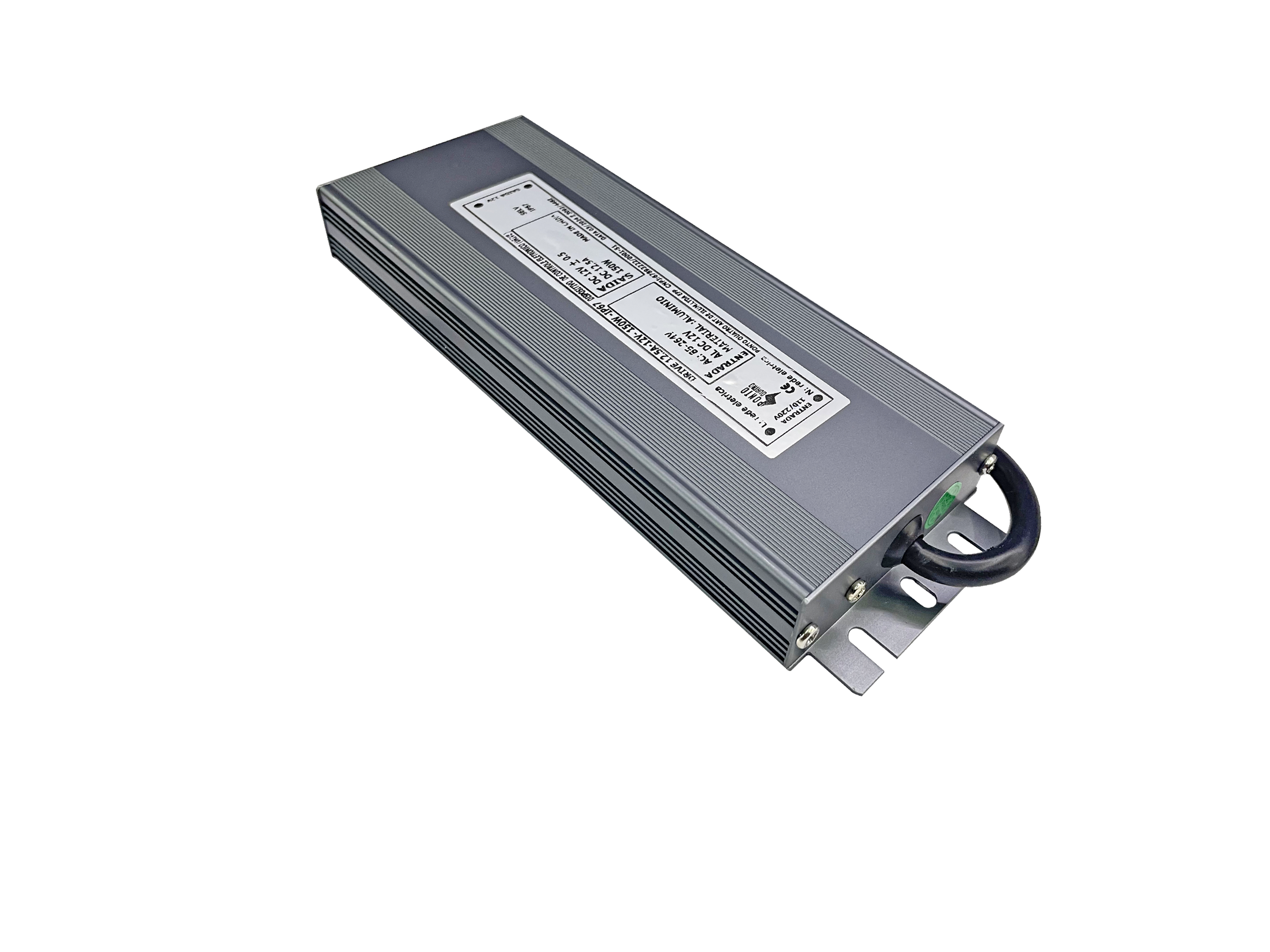 Fonte Blindada - Driver para LED à Prova d'Água 12v 12.5A 150W  Bivolt 