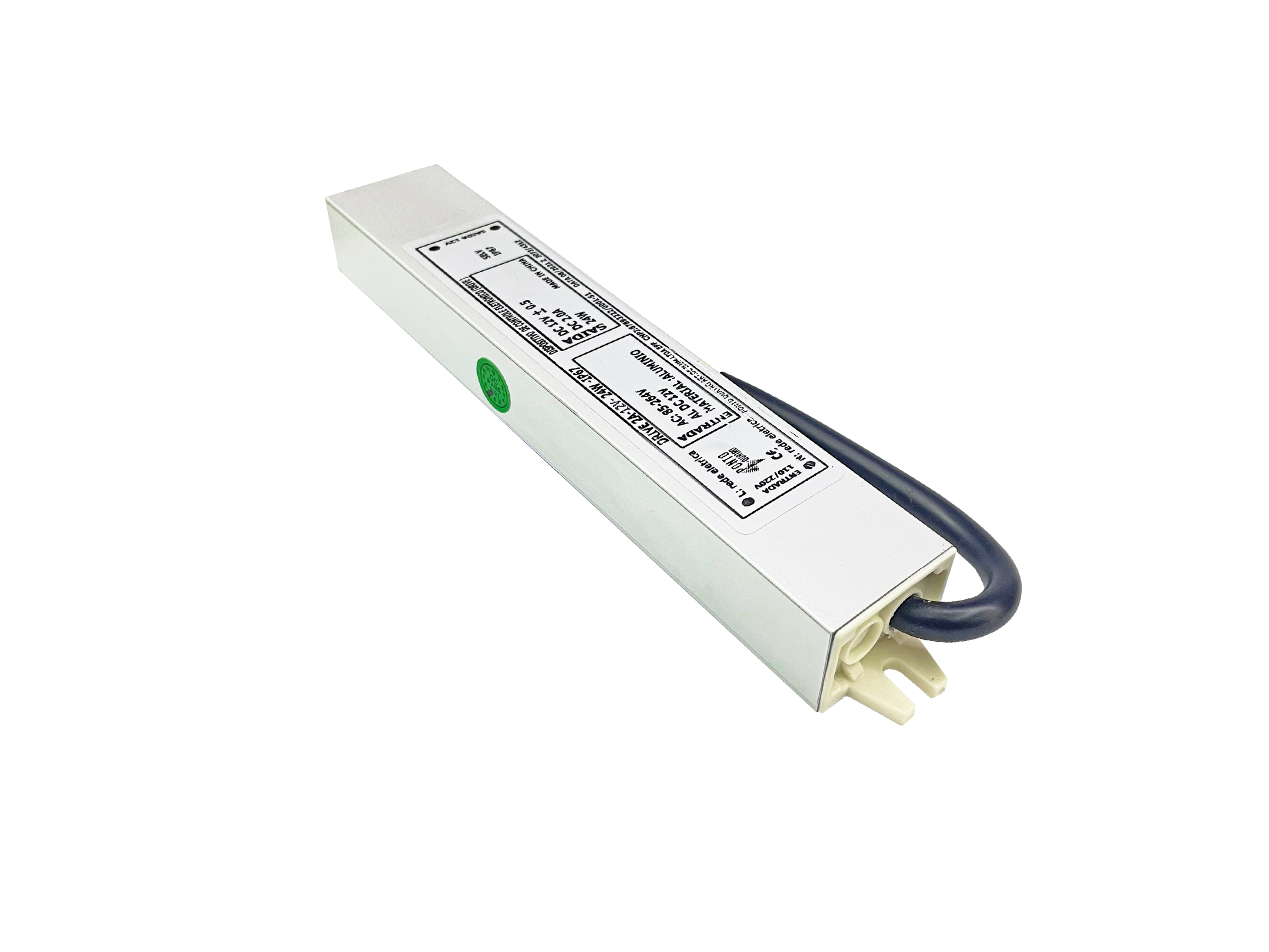 Fonte Blindada - Driver para LED à Prova d'Água 12v 2A 24W - Bivolt