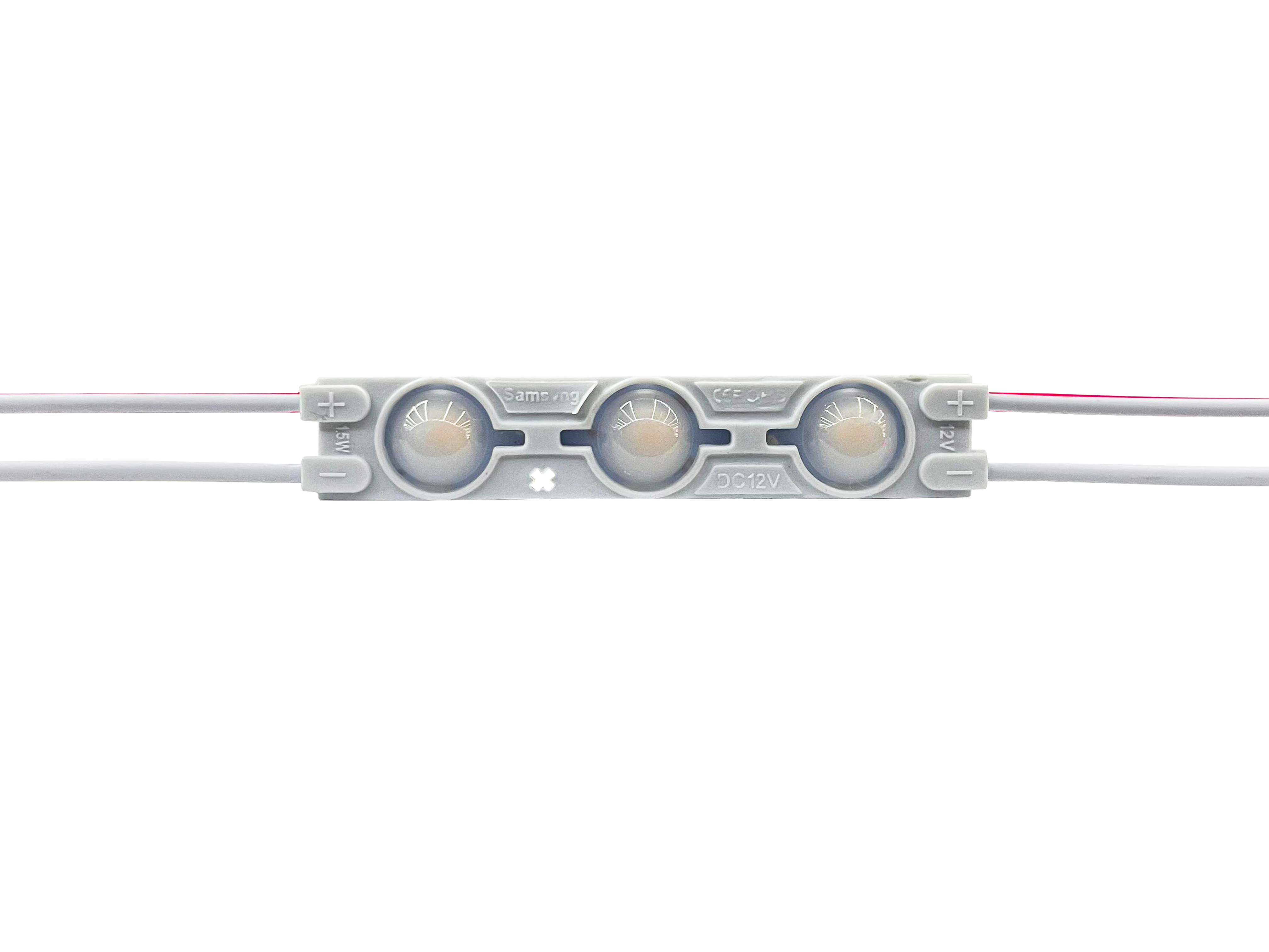 MODULO 3LEDS 2835 12V 1,5W IP67 120-135LM 6500K 3781/982