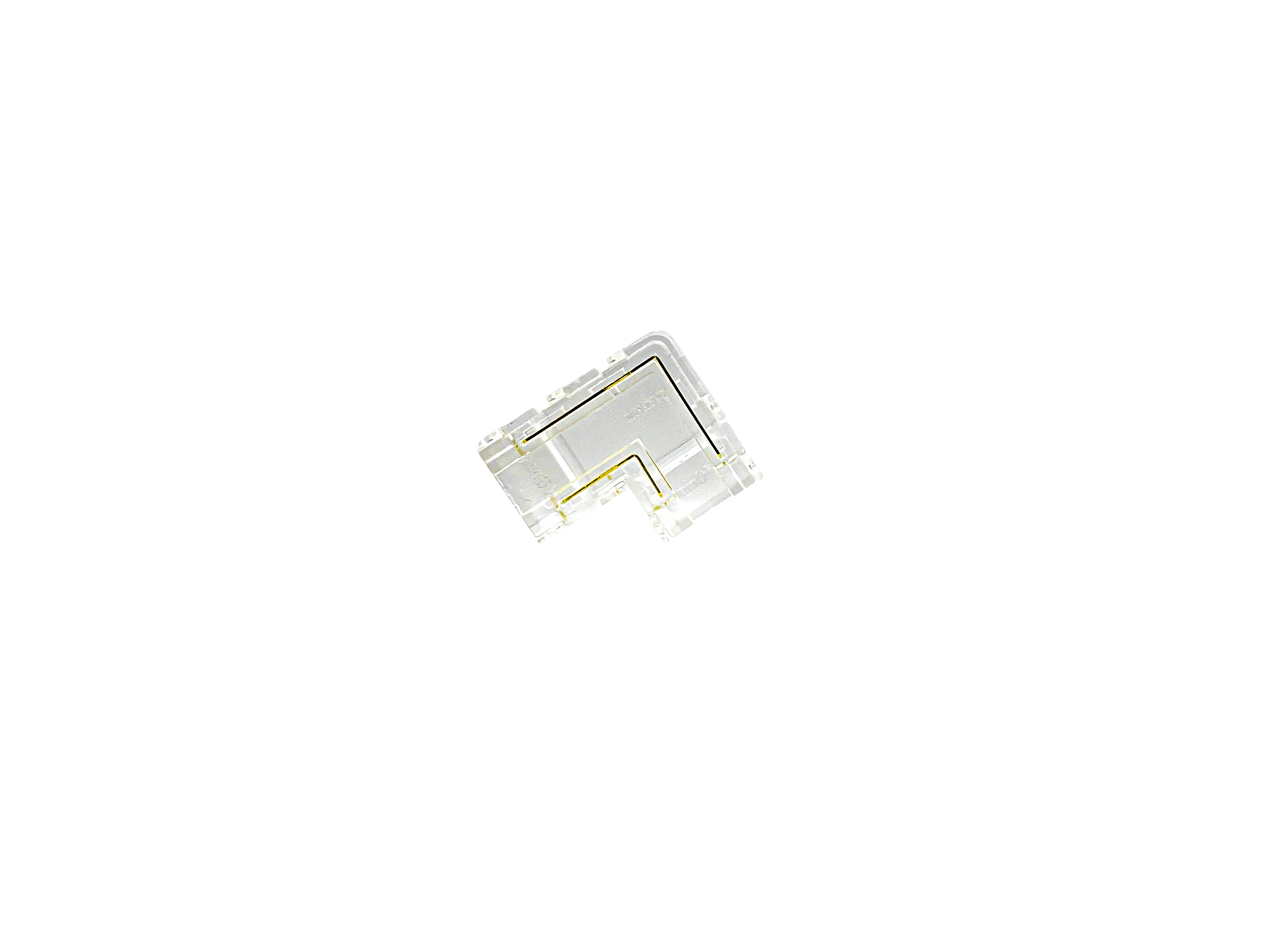 Conector Emenda Para Fita Led COB HUN 10mm 2 Vias sem fio em L 3663 / 876