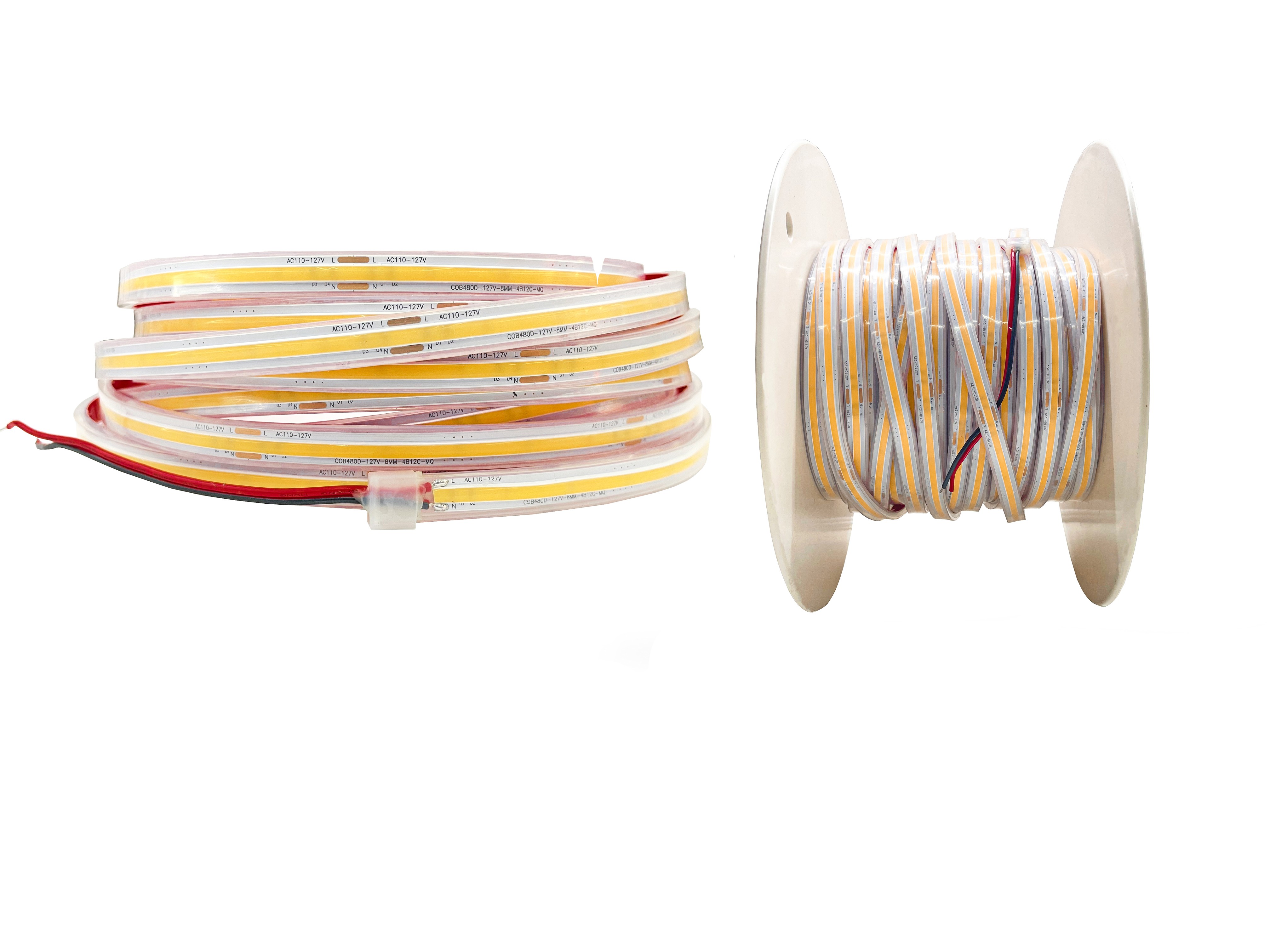 5 m FITA LED COB DIM 127V 14W 480L 100LM/W 6500K IP65 IRC80 10mmCódigo:3532/770