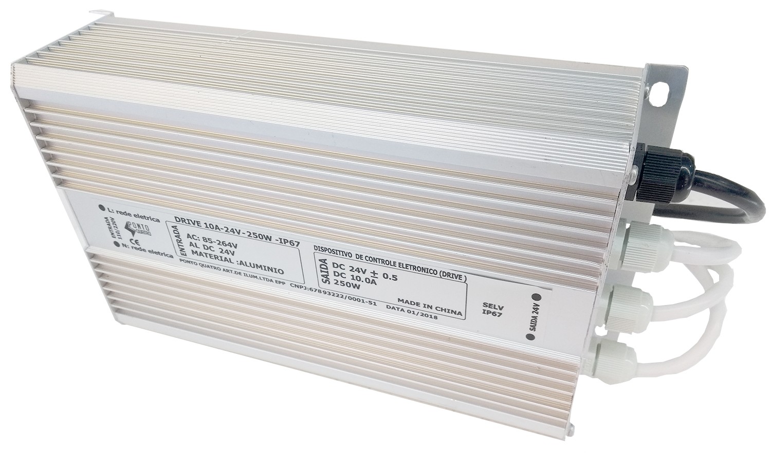 Fonte Blindada - Driver para LED 10A