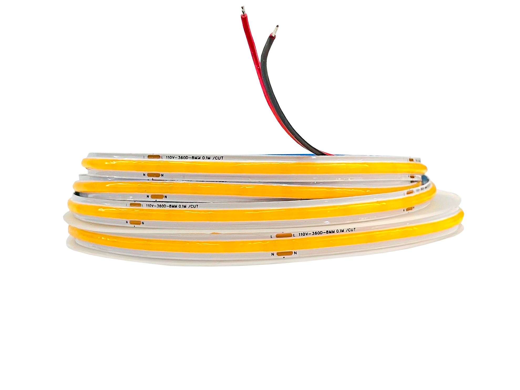 Fita LED SMD COB IP44 - Rolo 5m (360Leds) -  8mm-Super Brilho - 220v Código: 3692/897