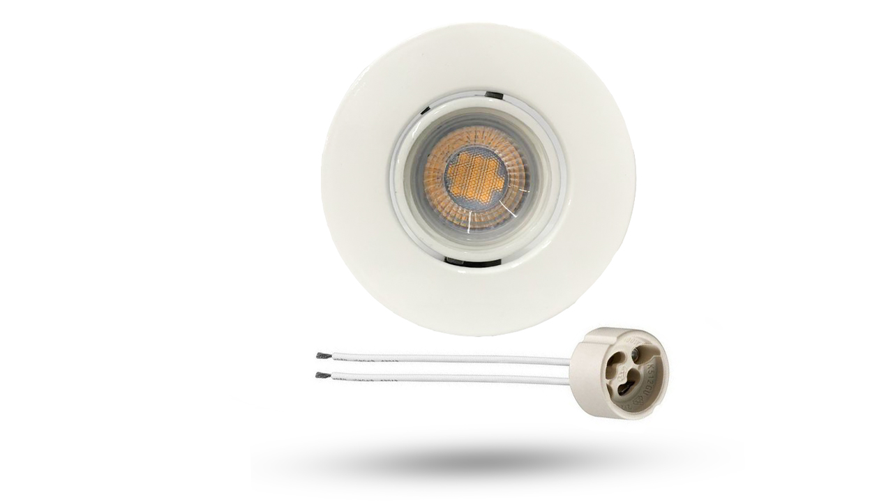 Lâmp 6W GU10 + SPOT BASC. SISTEMA CLICK