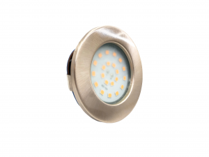 Spot de Led para Embutir em Móveis - 21 Leds - Redondo - Niquelado