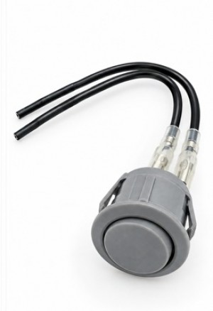 Interruptor Cinza Embutir Redondo Simples com fio Ref : 3764/964